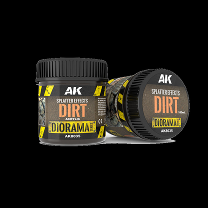 AK: SPLATTER EFFECTS - DIRT - 100ml (Acrylic)