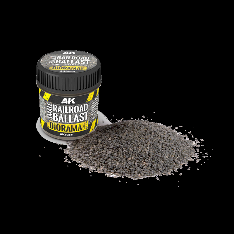 AK: TERRAINS - SMALL RAILROAD BALLAST 1/72