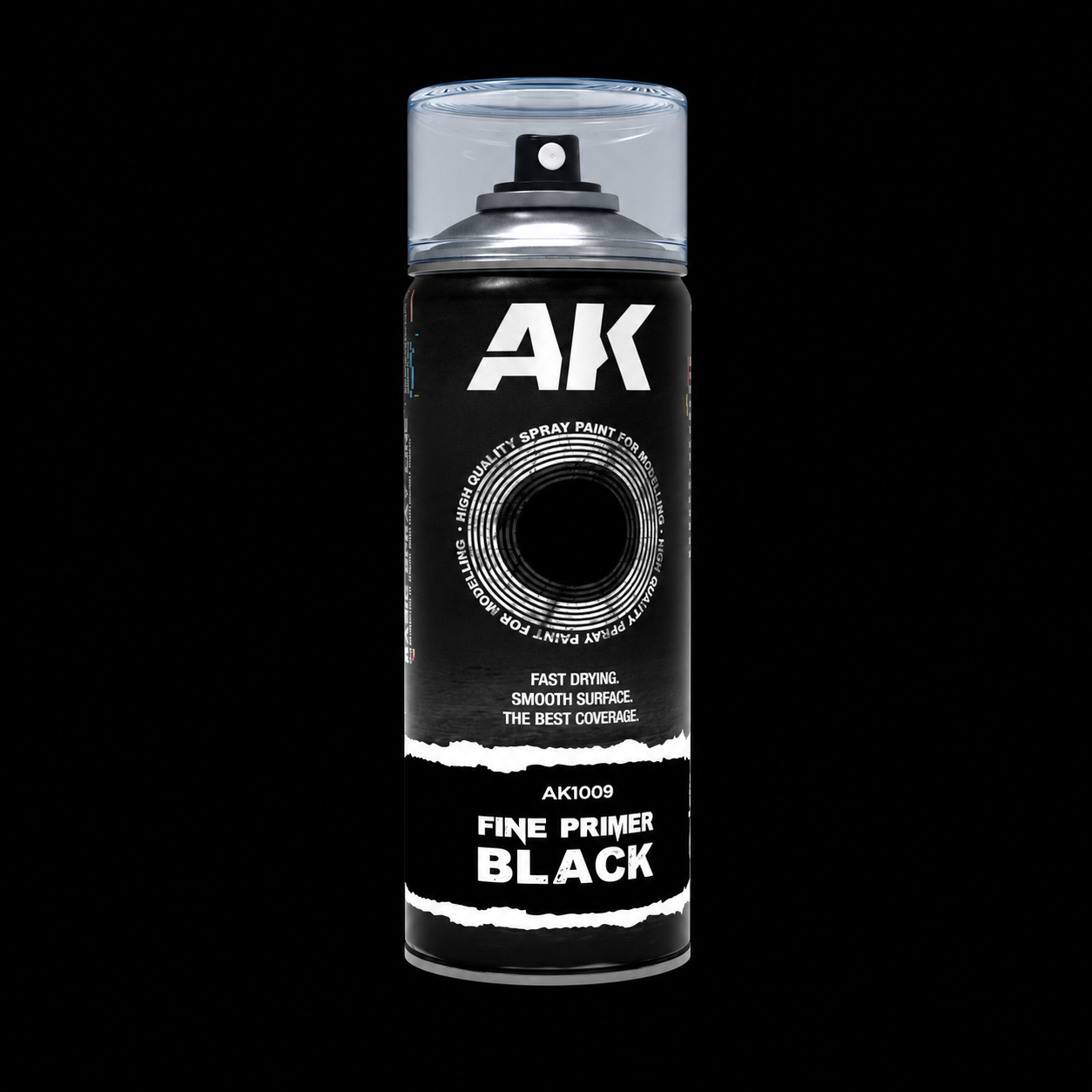 AK: FINE PRIMER BLACK - Spray 400ml