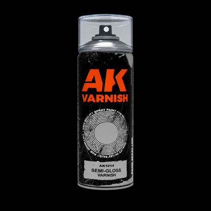 Semi-Gloss varnish - Spray 400ml (Includes 2 nozzles)