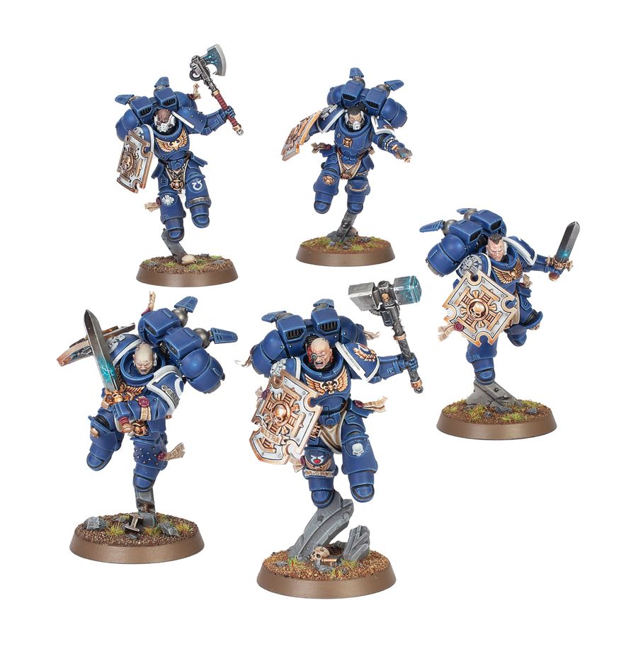 PREPEDIDO - SPACE MARINES: VANGUARD VETERAN SQUAD - WHIT JUMP PACKS
