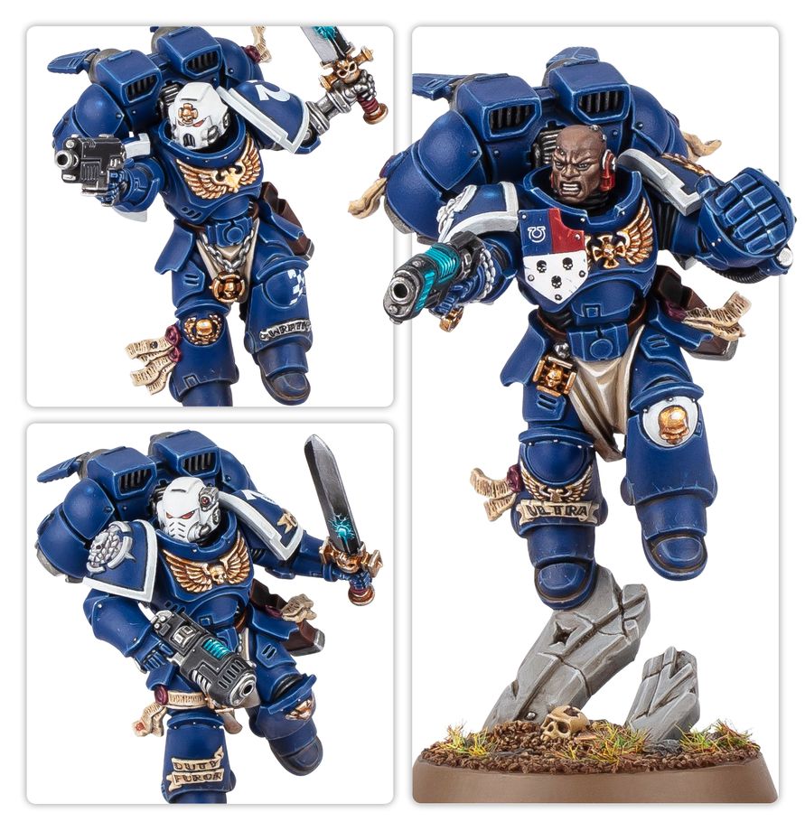 PREPEDIDO - SPACE MARINES: VANGUARD VETERAN SQUAD - WHIT JUMP PACKS