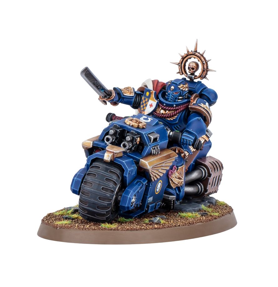 PREPEDIDO - SPACE MARINES: CAPTAIN ON BIKE
