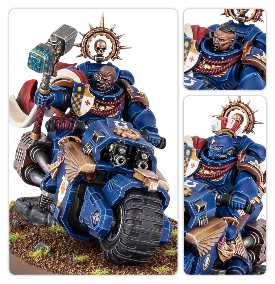 PREPEDIDO - SPACE MARINES: CAPTAIN ON BIKE