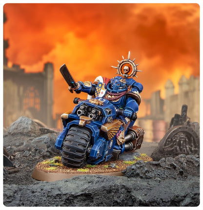 PREPEDIDO - SPACE MARINES: CAPTAIN ON BIKE