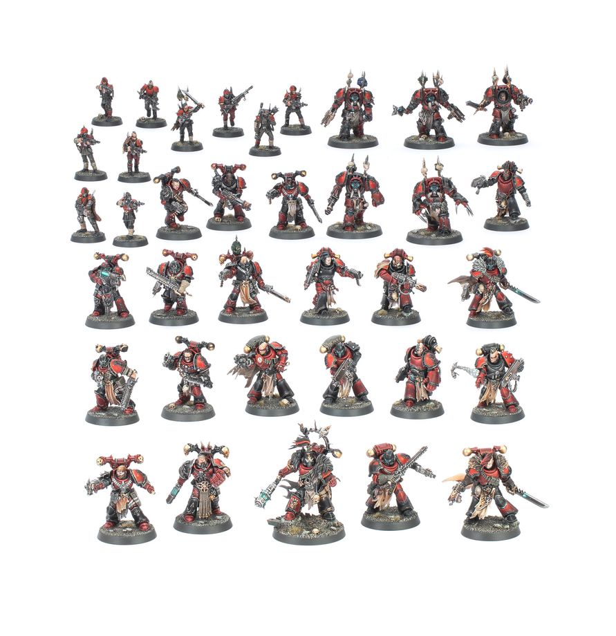 CHAOS SPACE MARINES: RED CORSAIRS - BATTLE FORCE - SEÑORES DEL TORBELLINO