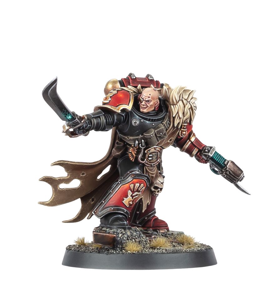 CHAOS SPACE MARINES: Capitán de Pillaje Corsario Rojo