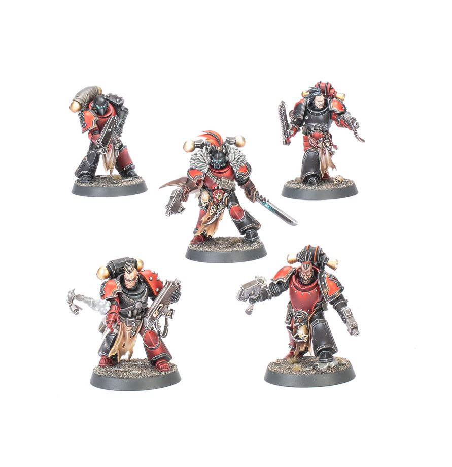 CHAOS SPACE MARINES: Asaltantes Corsarios Rojos