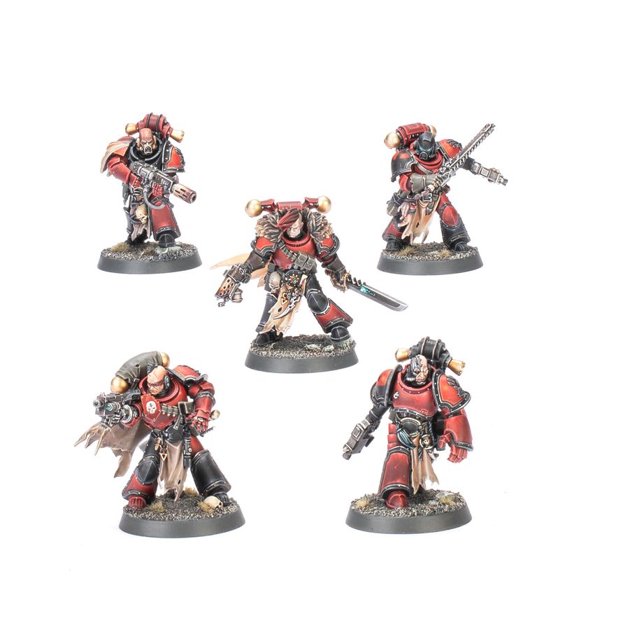 PREPEDIDO - CHAOS SPACE MARINES: Asaltantes Corsarios Rojos