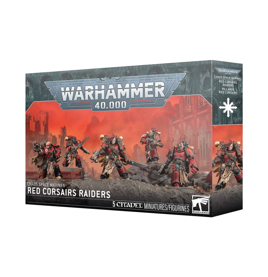 CHAOS SPACE MARINES: Asaltantes Corsarios Rojos
