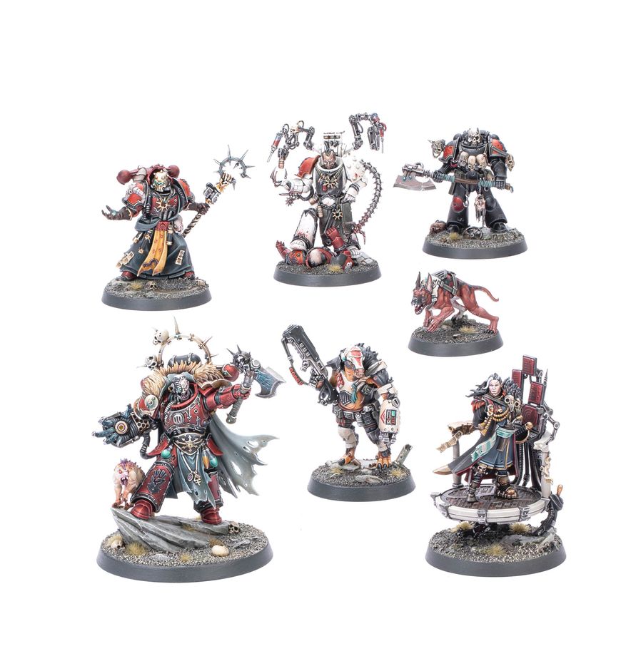 CHAOS SPACE MARINES: RED CORSAIRS - HURON BLACKHEART AND MASTER OF THE MAELSTROM