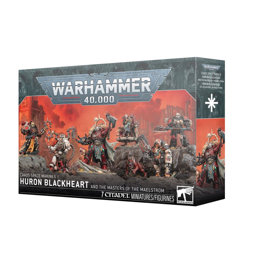 CHAOS SPACE MARINES: RED CORSAIRS - HURON BLACKHEART AND MASTER OF THE MAELSTROM