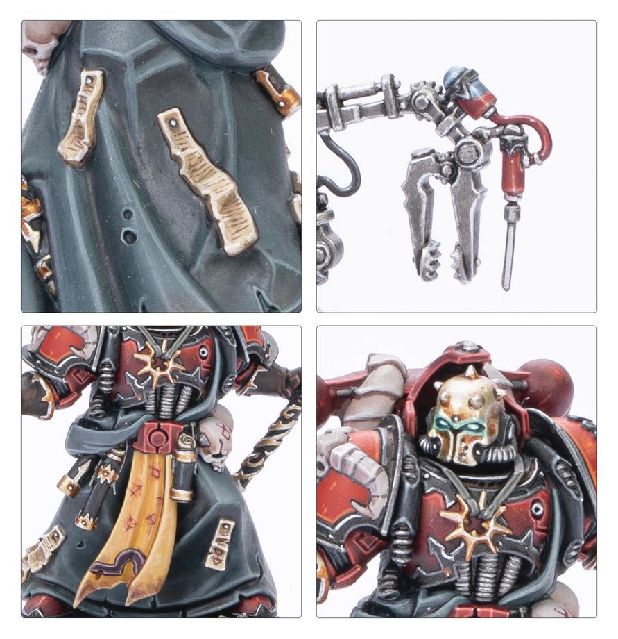 CHAOS SPACE MARINES: RED CORSAIRS - HURON BLACKHEART AND MASTER OF THE MAELSTROM