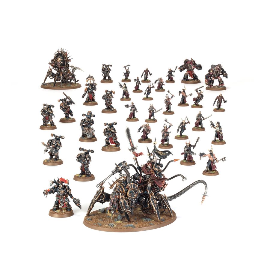 PREPEDIDO - CHAOS SPACE MARINES: BATTLEFORCE BANDA DE MARINES ESPACIALES DEL CAOS