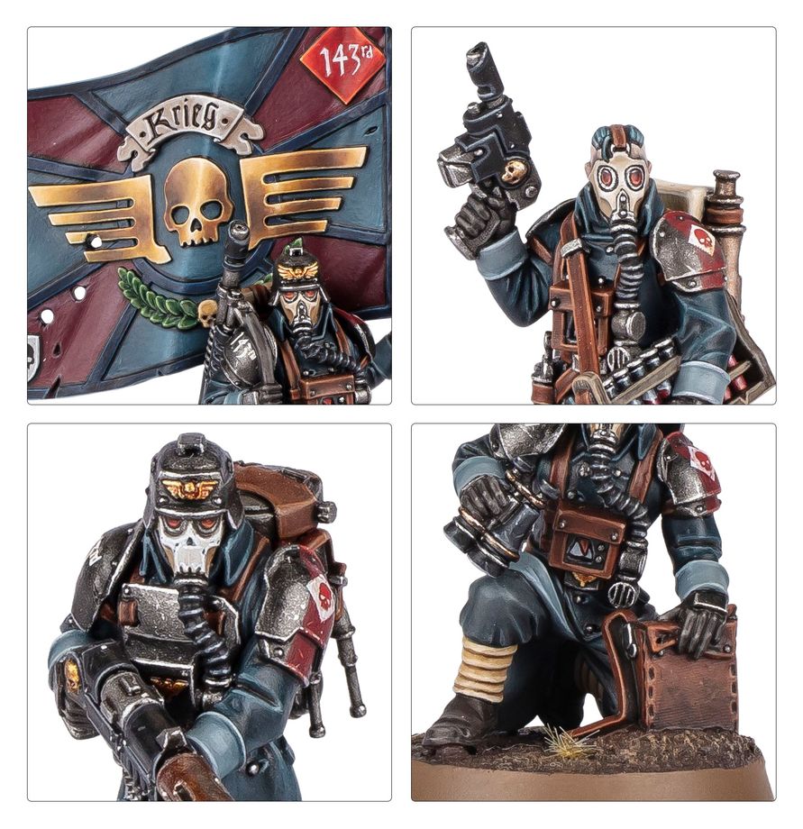 ASTRA MILITARUM: ESCUADRA DE MANDO DE KRIEG