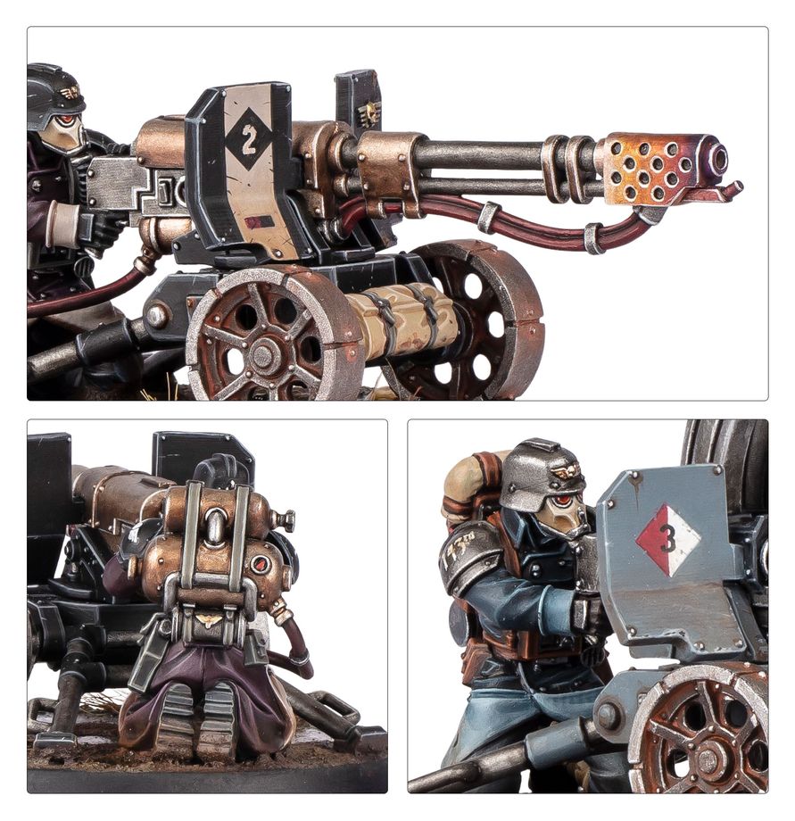 ASTRA MILITARUM: ESCUADRA DE ARMAS PESADAS DE KRIEG
