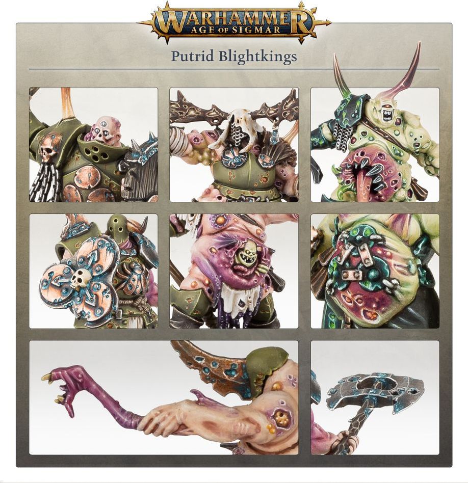 MAGGOTKIN OF NURGLE: REYESPLAGA PÚTRIDOS