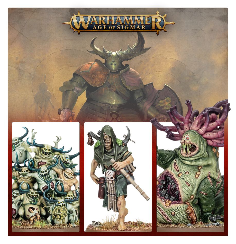 PREPEDIDO - PUNTA DE LANZA: MAGGOTKIN OF NURGLE - CELULA BUBONICA