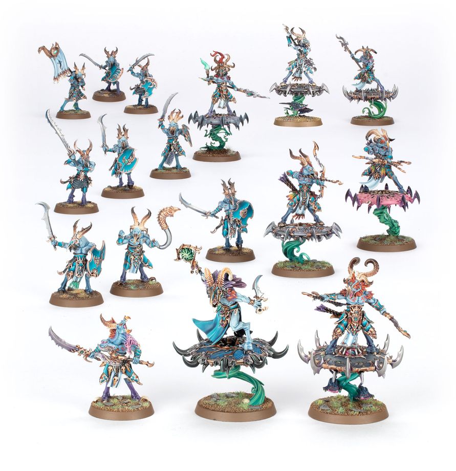 PUNTA DE LANZA: DISCIPLES OF TZEENTCH - TZAANGOR WARFLOCK