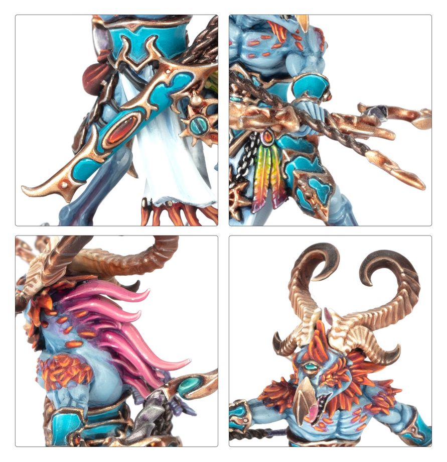 PUNTA DE LANZA: DISCIPLES OF TZEENTCH - TZAANGOR WARFLOCK