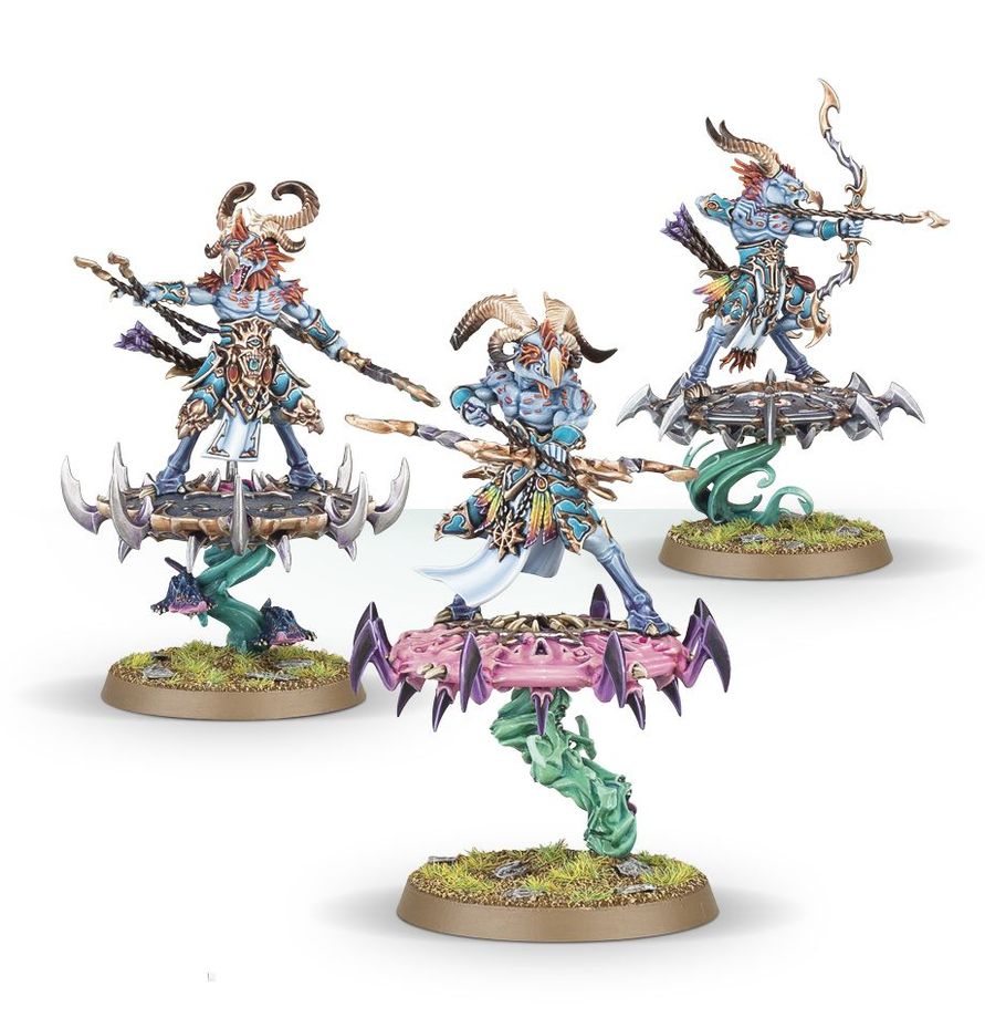 PUNTA DE LANZA: DISCIPLES OF TZEENTCH - TZAANGOR WARFLOCK