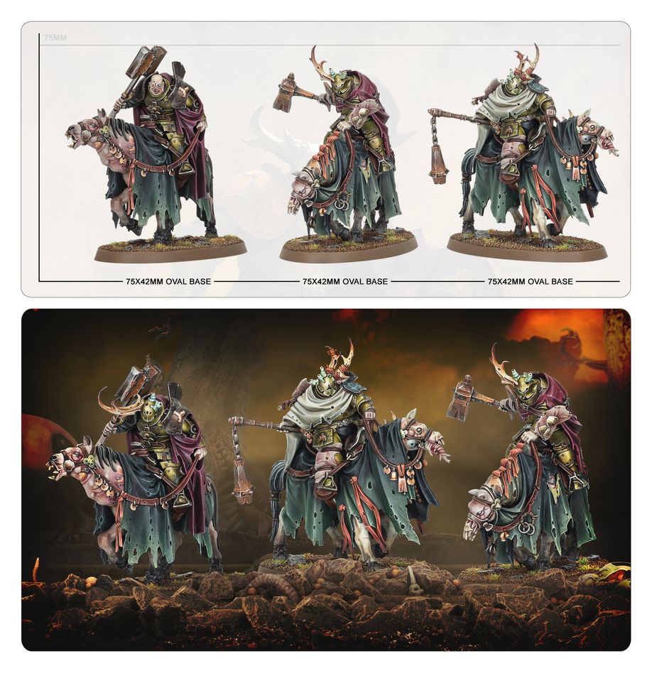 PREPEDIDO - MAGGOTKIN OF NURGLE: CABALLEROS DESGARBADOS