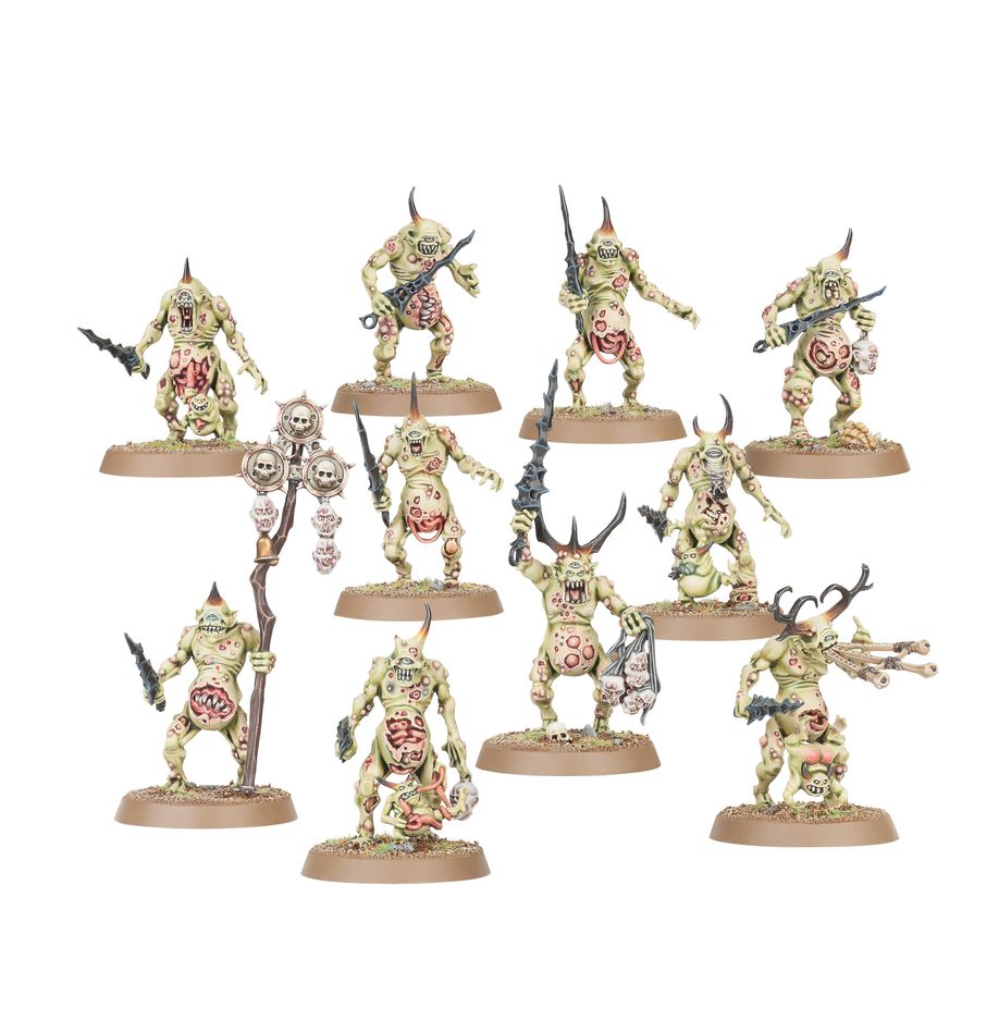 PREPEDIDO - MAGGOTKIN OF NURGLE: REGIMIENTO DE RENOMBRE - LAS PUSTULAS