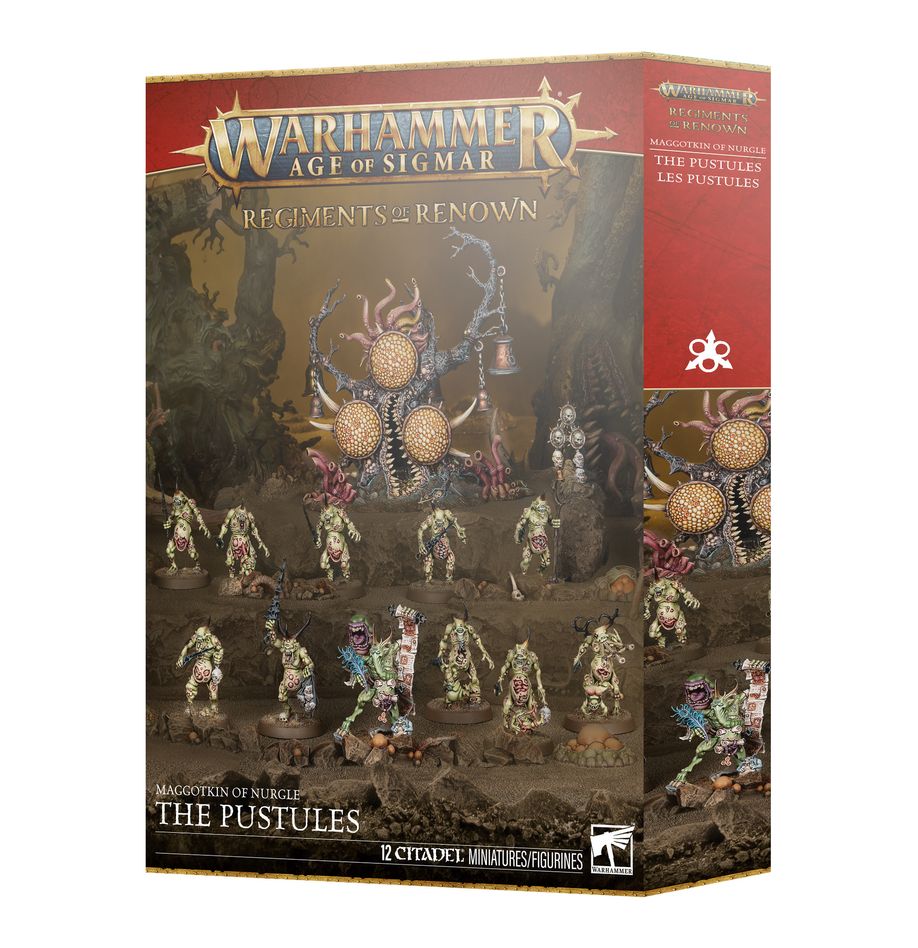 PREPEDIDO - MAGGOTKIN OF NURGLE: REGIMIENTO DE RENOMBRE - LAS PUSTULAS
