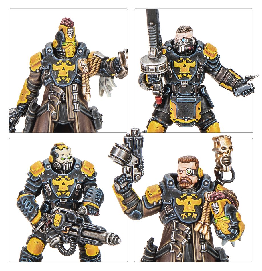 NECROMUNDA: PALANITE ENFORCER CAPTAINS &amp; SERGEANTS