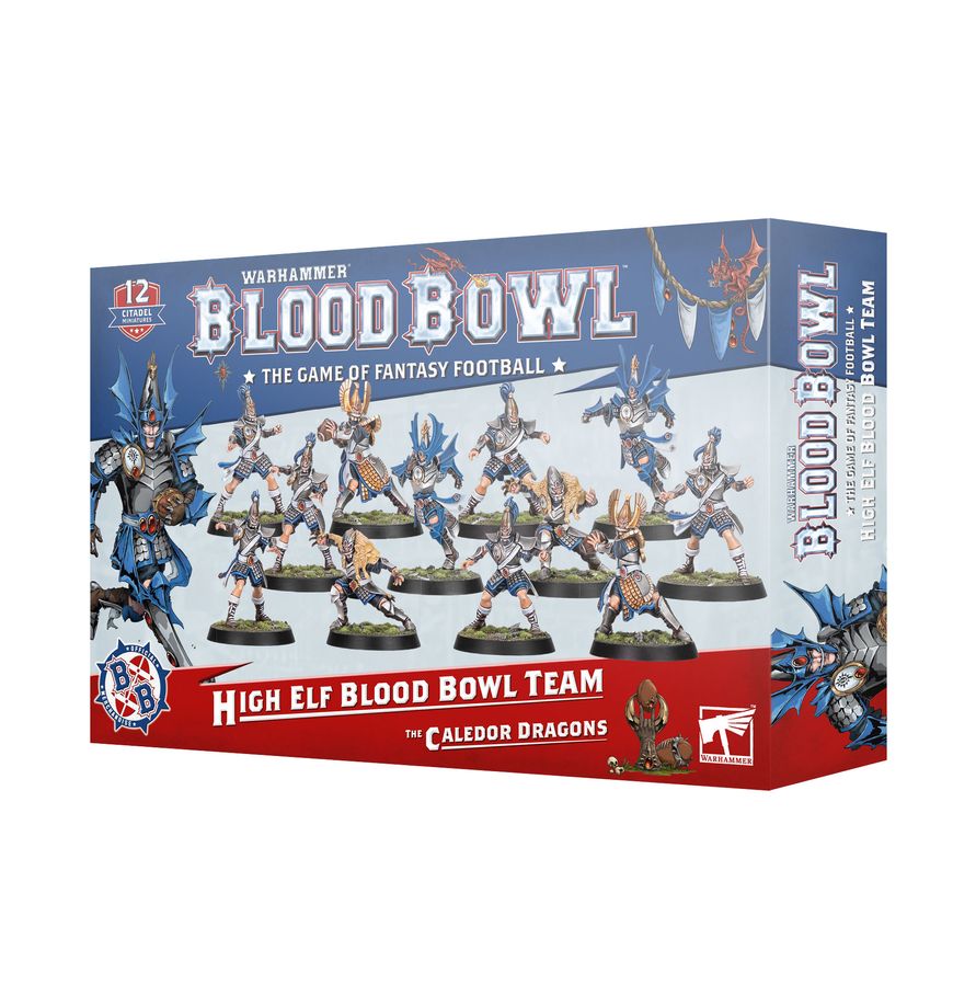 PREPEDIDO - BLOOD BOWL: Equipo High Elf: The Caledor Dragons