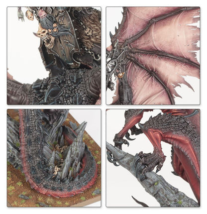 PREPEDIDO - THE OLD WORLD: WARRIORS OF CHAOS - Lord/Sorcerer on Chaos Dragon