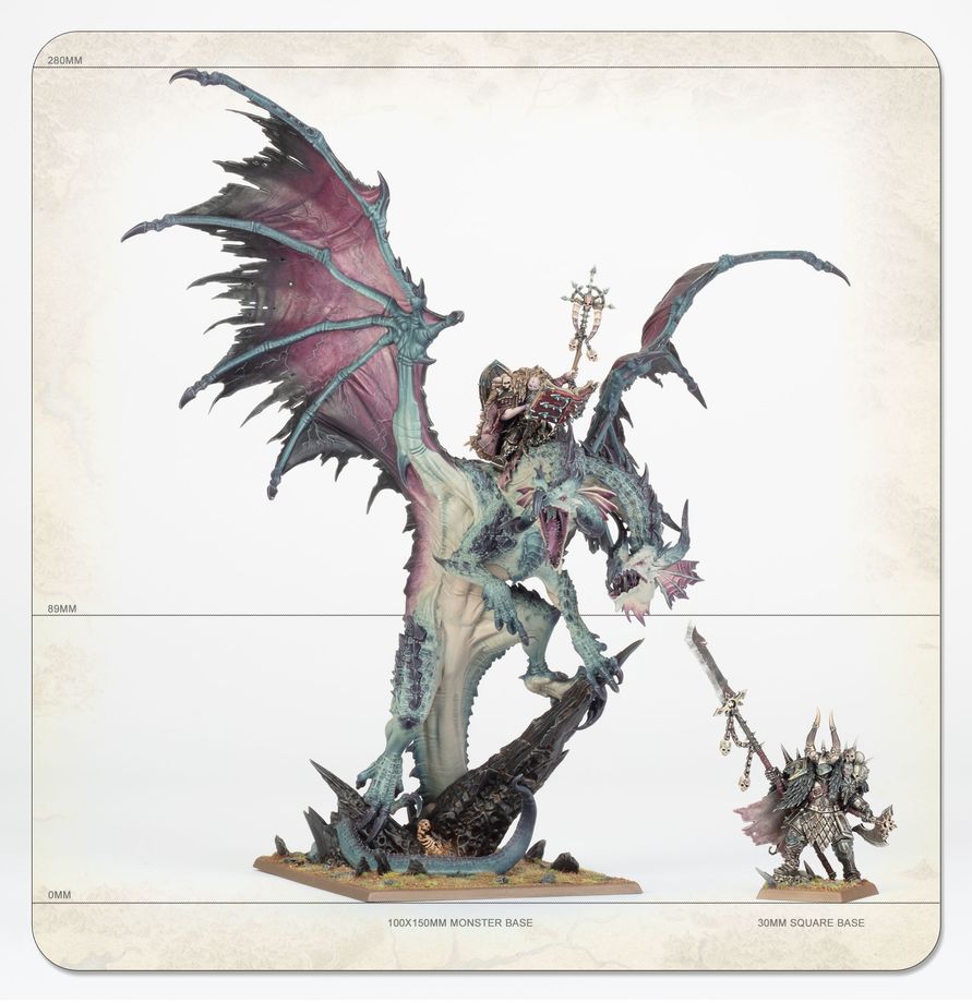 PREPEDIDO - THE OLD WORLD: WARRIORS OF CHAOS - Lord/Sorcerer on Chaos Dragon