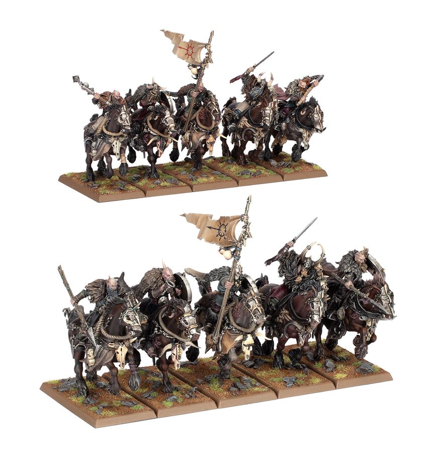 THE OLD WORLD: WARRIORS OF CHAOS - CHAOS MARAUDER HORSEMEN