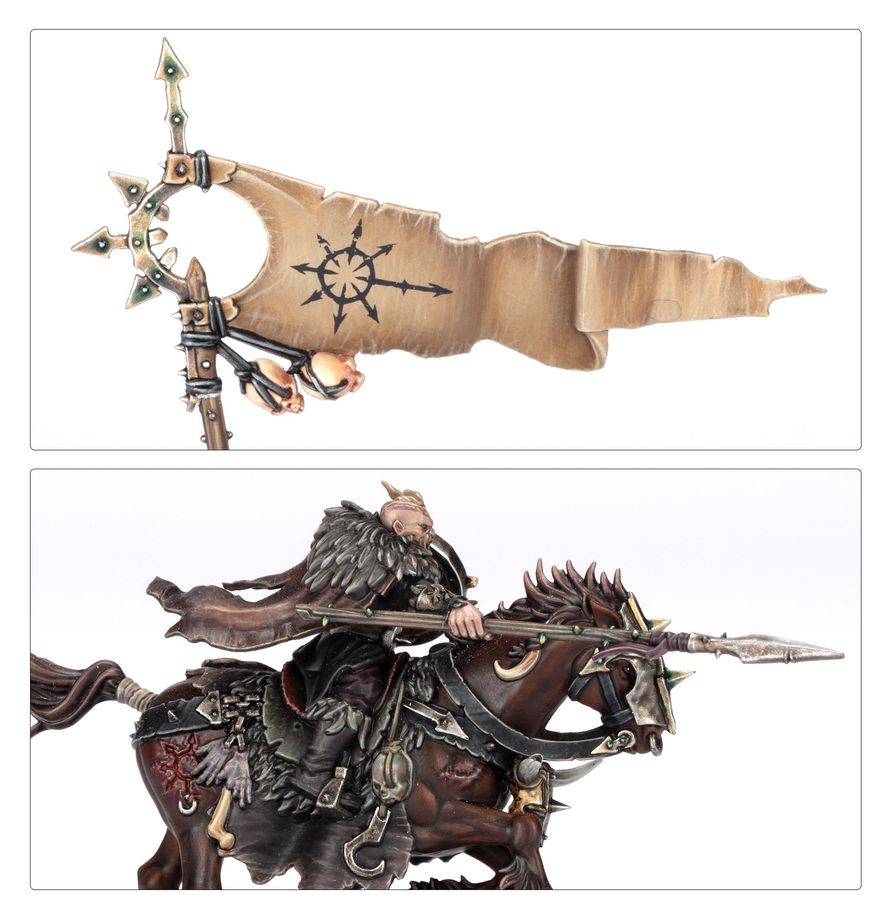 THE OLD WORLD: WARRIORS OF CHAOS - CHAOS MARAUDER HORSEMEN