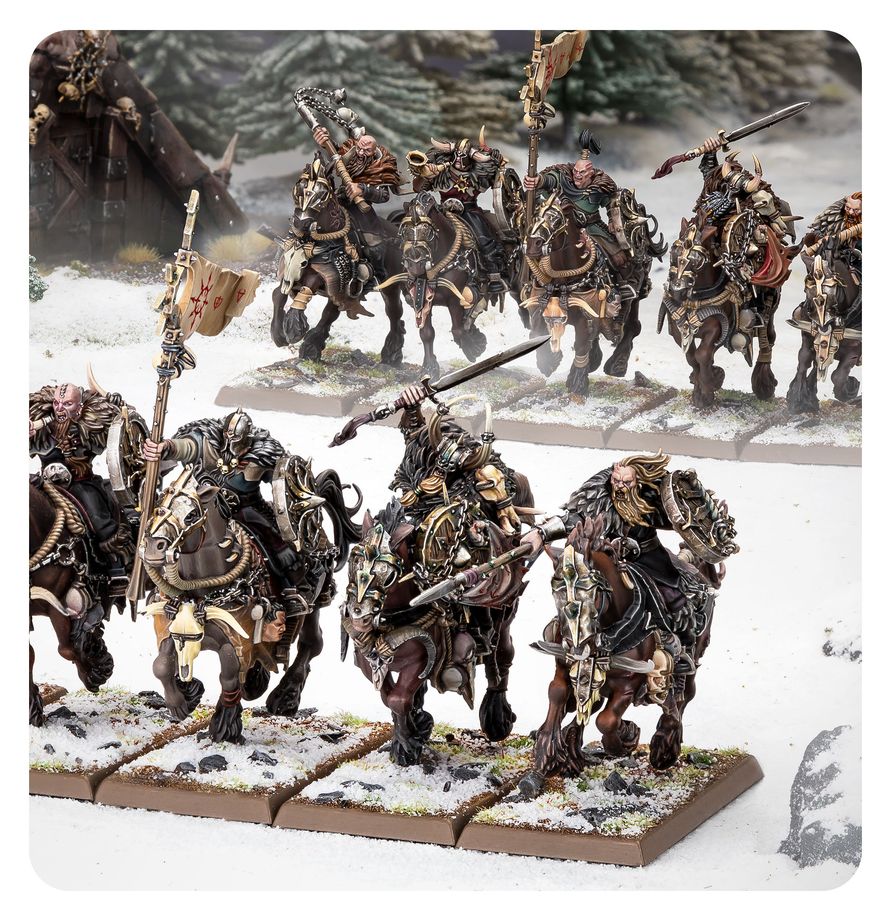 THE OLD WORLD: WARRIORS OF CHAOS - CHAOS MARAUDER HORSEMEN
