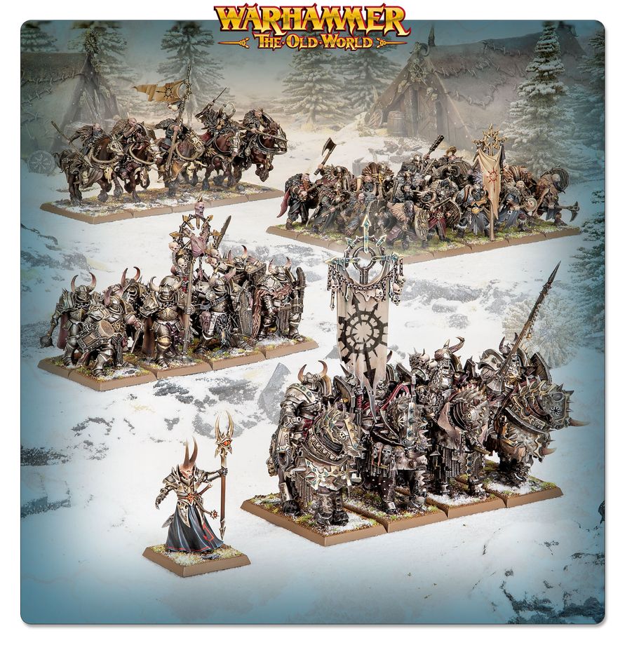 PREPEDIDO - THE OLD WORLD: WARRIORS OF CHAOS -Warriors of Chaos: Battle March Army