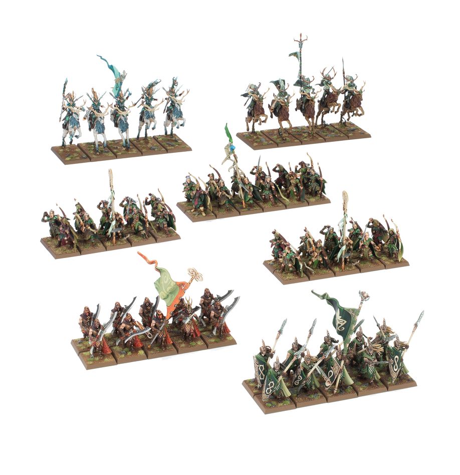 PREPEDIDO OLD WORLD: WOOD ELF REALMS - BATALLÓN