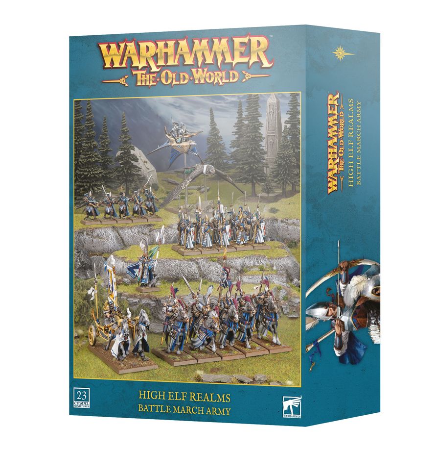 PREPEDIDO - OLD WORLD: HIGH ELF REALMS - Battle March Army