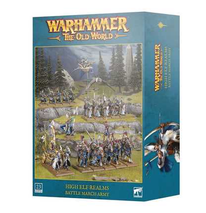 PREPEDIDO - OLD WORLD: HIGH ELF REALMS - Battle March Army