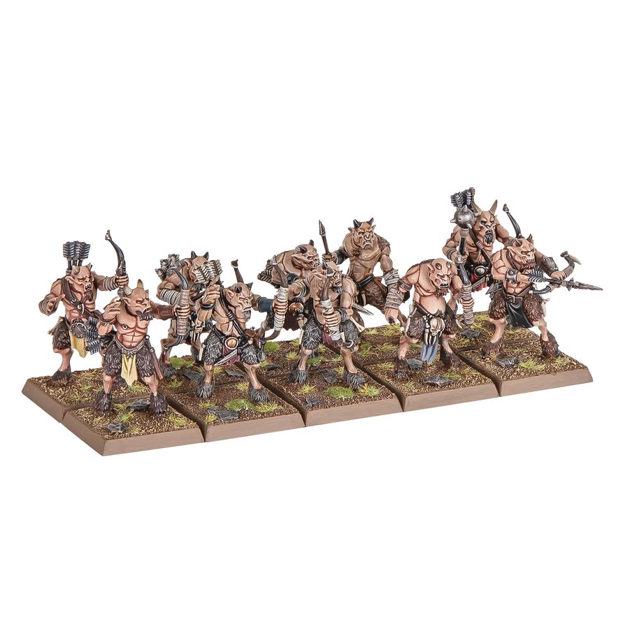 OLD WORLD: BEASTMEN BRAYHERDS - Battle March Army