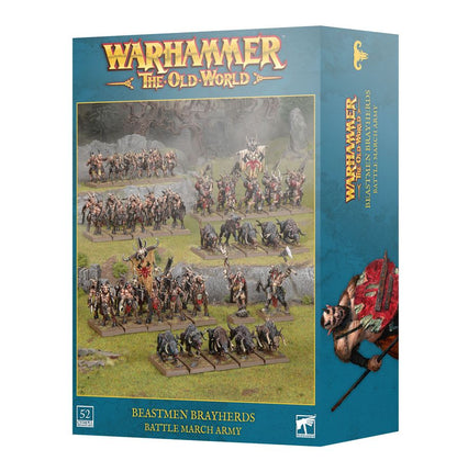 OLD WORLD: BEASTMEN BRAYHERDS - Battle March Army