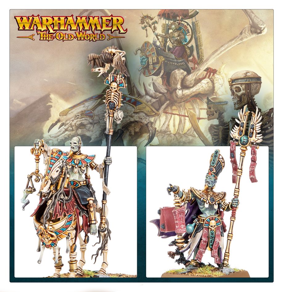 PREPEDIDO - OLD WORLD: TOMB KINGS - LICHE PRIEST