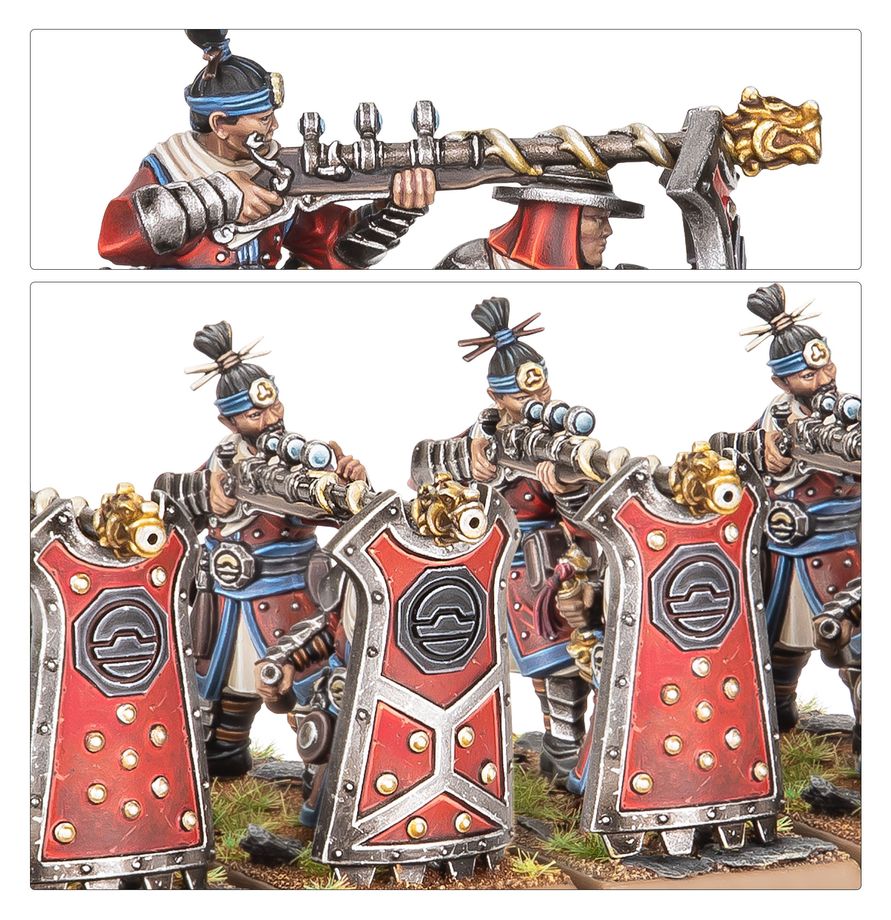 OLD WORLD: GRAN CATAI - IRON HAIL GUNNERS &amp; CRANE GUNNER TEAMS
