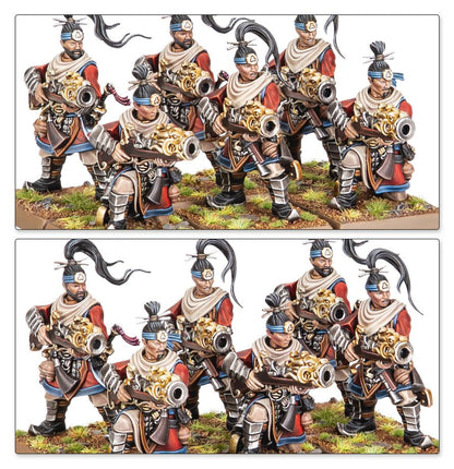 OLD WORLD: GRAN CATAI - IRON HAIL GUNNERS &amp; CRANE GUNNER TEAMS