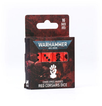 CHAOS SPACE MARINES: Dados de los Corsarios Rojos