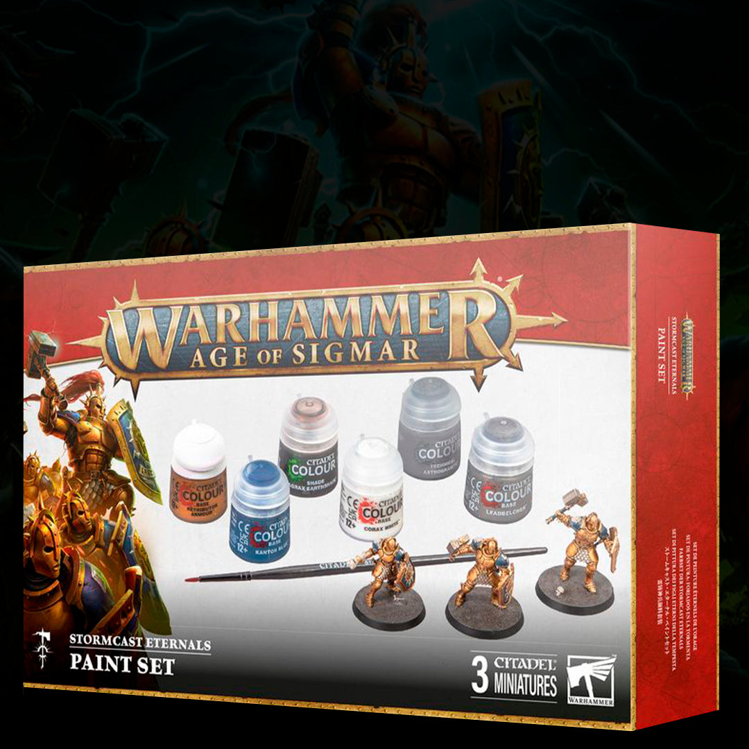 AGE OF SIGMAR: STORMCAST ETERNALS - PAINT SET