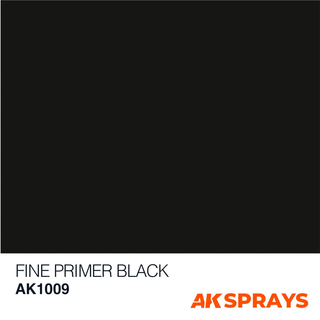 AK: FINE PRIMER BLACK - Spray 400ml