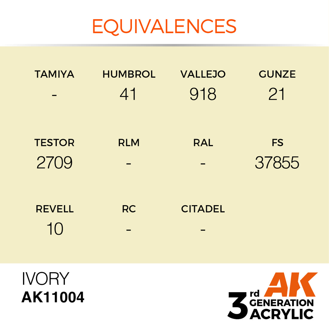 3GEN Acrylics Ivory 17ml