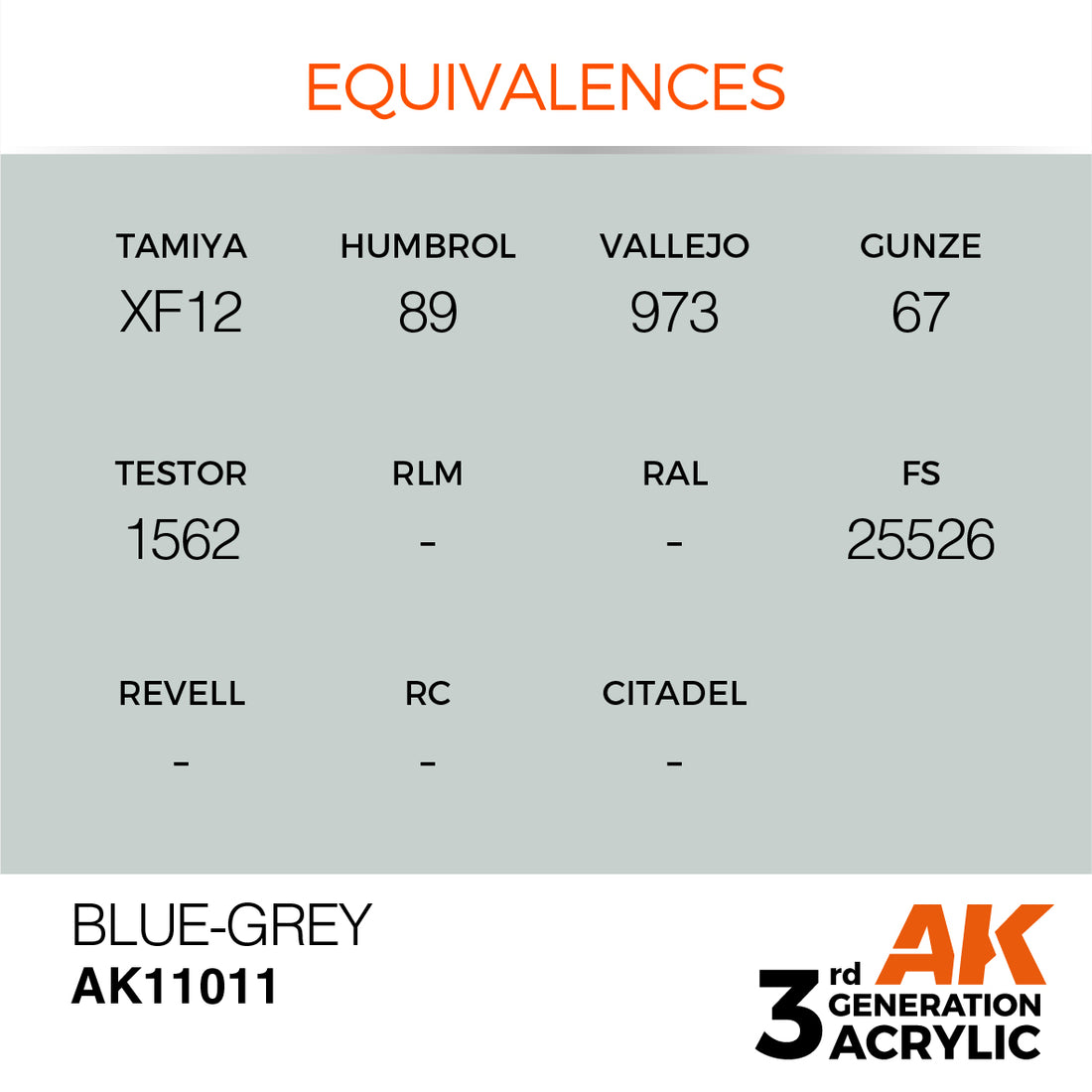 3GEN Acrylics Blue-Grey 17ml
