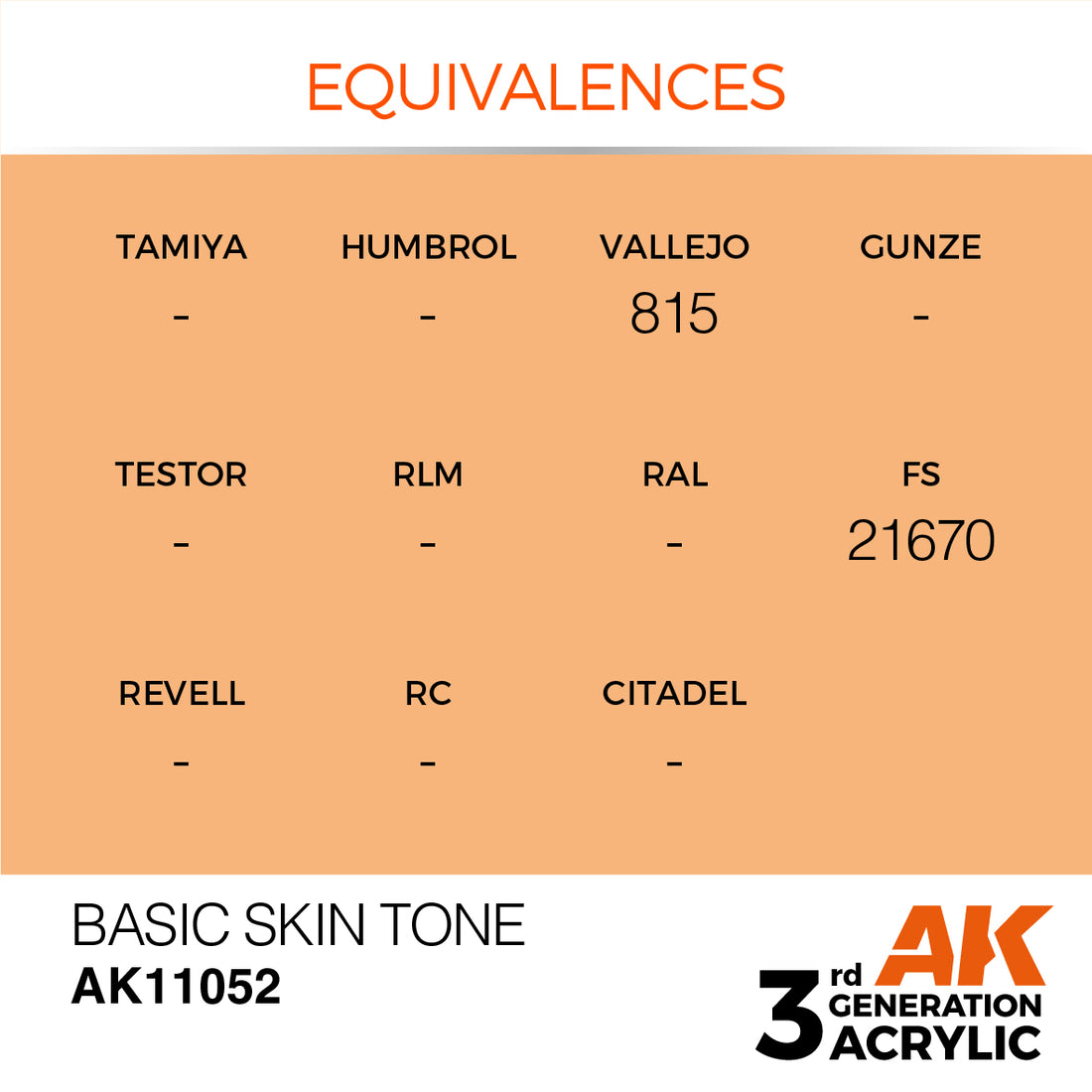 3GEN Acrylics Basic Skin Tone 17ml